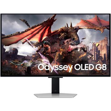 Monitor OLED Gaming Odyssey G8 G80SD 32 inch UHD 4K 0.03ms 240Hz Grey