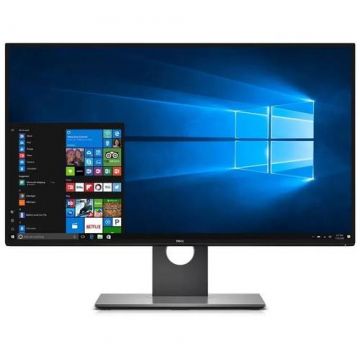 Monitor Refurbished DELL Ultrasharp U2717D, 27 Inch PLS W-LED, InfinityEdge , Quad HD 2560 x 1440, HDMI, DisplayPort, 4x USB 3.0 Grad A-