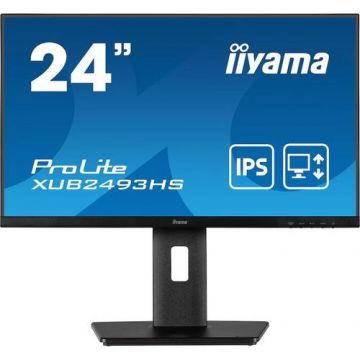 Monitor Refurbished IPS LED Iiyama XUB2493HS Full HD 1920 x 1080, HDMI, DisplayPort