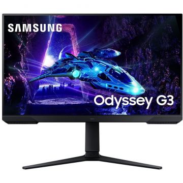 Samsung Monitor Gaming VA LED Samsung 27 LS27DG302EUXEN, Full HD (1920 x 1080), HDMI, DisplayPort, Pivot, 180 Hz, 1 ms, Negru