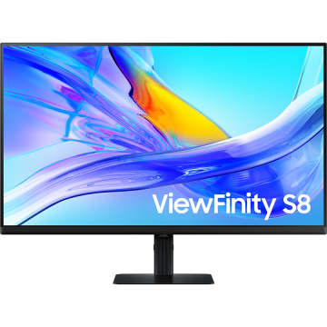 Samsung Monitor IPS LED Samsung 32 LS32D800UAUXEN, UHD (3840 x 2160), HDMI, DisplayPort, Pivot, Negru