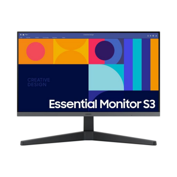 Samsung Monitor, SAMSUNG, Essential, S3, LS24C332GAUXEN, 24, IPS, 100 Hz, 16:9, Full HD, AMD Freesync, Inclinabil (LS24C332GAUXEN)