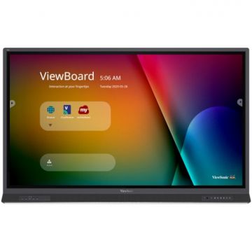 VIEWSONIC Panou interactiv ViewSonic IFP6552-1A, 4K Ultra HD, touchscreen, negru, 65