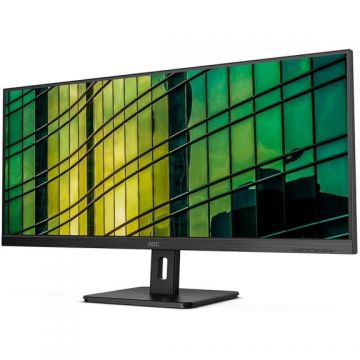 AOC Monitor Gaming VA LED AOC 34 U34E2M, Full HD (1920 x 1080), HDMI, DisplayPort, AMD FreeSync, 100 Hz, 4 ms, Negru