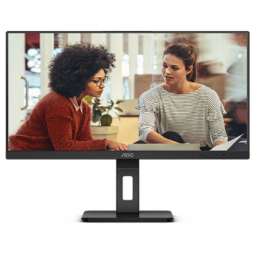 AOC Monitor IPS LED AOC 60,5cm 24 24E3QAF, Full HD (1920x1080), VGA, HDMI, DisplayPort, Boxe, Pivot, Negru