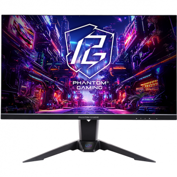 ASROCK Monitor Gaming IPS LED ASRock 27 PG27QFT2A, QHD (2560 x 1440), HDMI, DisplayPort, Boxe, 180 Hz, 1 ms, Negru