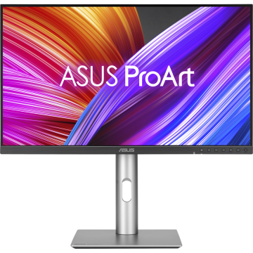 Asus Monitor IPS LED ASUS ProArt 23.8 PA24ACRV, QHD (2560 x 1440), HDMI, DisplayPort, Boxe, Pivot, 75 Hz, Argintiu