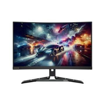 Lenovo Monitor Gaming Curbat LED VA Lenovo Legion R27qc-30, 27, QHD (2560x1440), 180Hz, 0.5 ms (MPRT), AMD FreeSync™, Anti-glare, 1500R, EyeSafe, Boxe 3W x2, 2x HDMI, Display Port, Pivot, VESA, negru