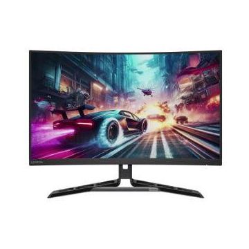 Lenovo Monitor Gaming Curbat LED VA Lenovo Legion R32qc-30, 31.5 QHD (2560x1440), 180Hz, 0.5 ms (MPRT), AMD FreeSync™, Anti-glare, 1500R, Eyesafe, Boxe 3W x2, 2x HDMI, Display Port, Pivot, negru