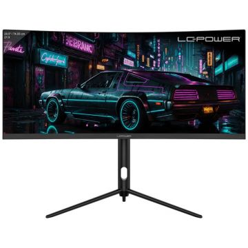 Monitor LED Gaming Curbat LC-M30UWFC 29.5 inch UWFHD VA 7ms 200Hz Black