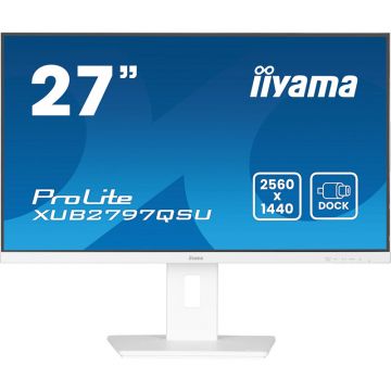 Monitor LED ProLite XUB2797QSU-W2 27 inch QHD IPS 1ms 100Hz White