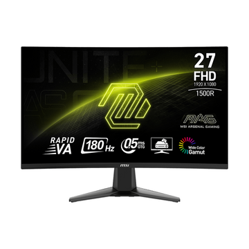 Monitor MAG 27C6F VA 27 inch Full HD 1920 x 1080 Displayport HDMI Curbat 180Hz 0.5ms Negru