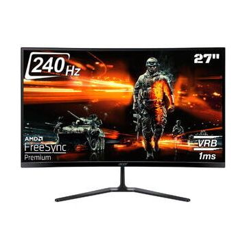 Monitor Nitro ED270 X2 ZeroFrame 27inch VA FHD 1920x1080 HDMI DisplayPort Curbat 1500R Boxe 240Hz 5ms Negru