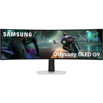 Monitor OLED Gaming Curbat Odyssey G9 G91SD LS49DG910SUXEN 49 inch DQHD 0.03ms 144Hz White