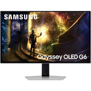 Monitor OLED Gaming Odyssey G6 G61SD LS27DG610SUXEN 27 inch QHD 0.03ms 240Hz White