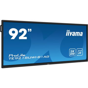 Monitor TE9218UWI-B1AG 92inch UW5K Touch 92 UW5K 5120X2160 Negru