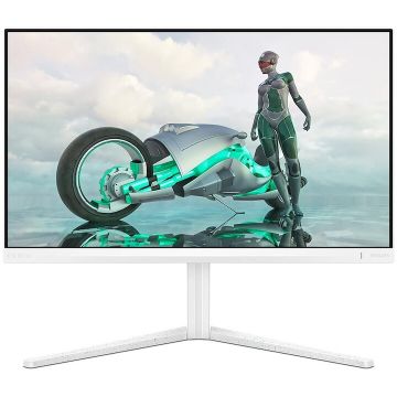 Philips Monitor Gaming Philips EVNIA, 23.8, IPS, FHD, 180Hz, 1ms, 0.5ms, HDR10, FlickerFree, Boxe 2W x 2, HA, Pivot, HDMI, DisplayPort, Alb, 24M2N3201A/00