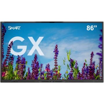 SMART Technologies Display - Tabla interactiva SMART Board® GX186-V3 86'', Android11 upgrade ulterior Android 13 eligibil cu PNRAS/PNRR