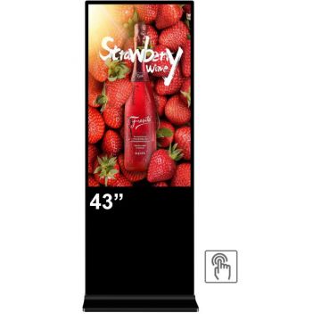 EVOBOARD Totem de interior Evoboard, 43, cu touch , 4K UHD (3840 x 2160 pixeli), 60 Hz, 8 ms, Android 11, Negru EVOBOARD Totem de interior Evoboard, 43, cu touch , 4K UHD (3840 x 2160 pixeli), 60 Hz, 8 ms, Android 11, Negru