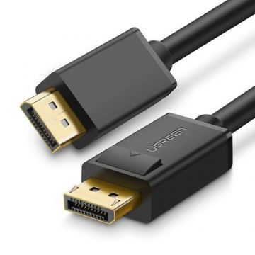 Cablu DisplayPort la DisplayPort UGREEN DP102, 4K, 3D, 2m (Negru) Cablu DisplayPort la DisplayPort UGREEN DP102, 4K, 3D, 2m (Negru)