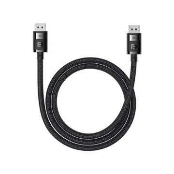 Cablu video Baseus High Definition Series, DisplayPort (T) la DisplayPort (T), 1.5m, 8K UHD 60Hz (Negru) Cablu video Baseus High Definition Series, DisplayPort (T) la DisplayPort (T), 1.5m, 8K UHD 60Hz (Negru)