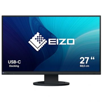 EIZO Monitor IPS LED EIZO FlexScan EV2720S-BK, 27 inch, WQHD, HDMI, DisplayPort, Boxe, Pivot, 5 ms, 60 Hz, Negru EIZO Monitor IPS LED EIZO FlexScan EV2720S-BK, 27 inch, WQHD, HDMI, DisplayPort, Boxe, Pivot, 5 ms, 60 Hz, Negru
