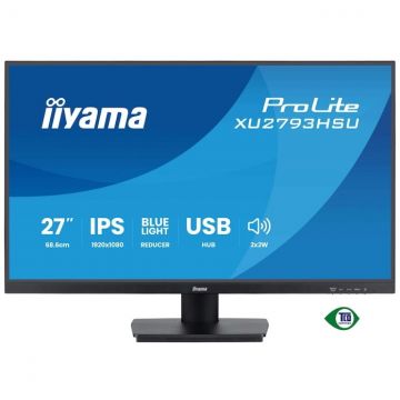IIYAMA Monitor IPS LED Iiyama ProLite XU2793HSU-B7, 27 inch, FullHD, HDMI, DisplayPort, Boxe,100 Hz, 1 ms, Negru IIYAMA Monitor IPS LED Iiyama ProLite XU2793HSU-B7, 27 inch, FullHD, HDMI, DisplayPort, Boxe,100 Hz, 1 ms, Negru