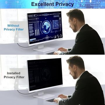 Kensington Filtru de confidențialitate pentru ecranul computerului pentru monitorul cu ecran lat 16:9, protecție detașabilă pentru ochi, filtru anti-reflexie pentru lumină albastră, scut de confidențialitate, folie de protecție a ecranului anti-zgârietur Kensington Filtru de confidențialitate pentru ecranul computerului pentru monitorul cu ecran lat 16:9, protecție detașabilă pentru ochi, filtru anti-reflexie pentru lumină albastră, scut de confidențialitate, folie de protecție a ecranului anti-zgârietur