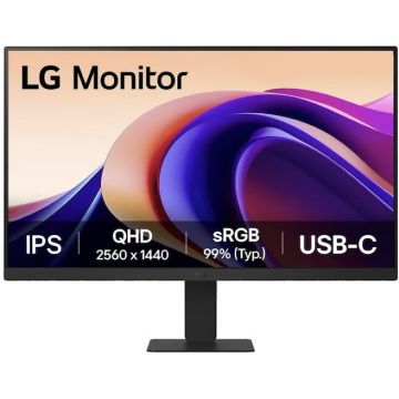 LG Monitor LG 24U631A-B, IPS LED Diagonala 23.8, Rezolutie QHD 2560 x 1440, HDMI, 100 Hz, 5 ms, Negru LG Monitor LG 24U631A-B, IPS LED Diagonala 23.8, Rezolutie QHD 2560 x 1440, HDMI, 100 Hz, 5 ms, Negru