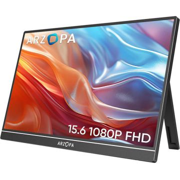 Monitor LED Arzopa Portabil A1 15.6 inch FHD IPS 5 ms 60 Hz USB-C HDR Monitor LED Arzopa Portabil A1 15.6 inch FHD IPS 5 ms 60 Hz USB-C HDR