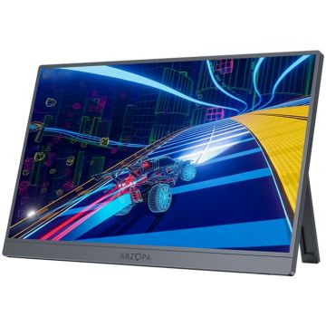 Monitor LED Arzopa Portabil Gaming Z1FC 16.1 inch FHD IPS 1 ms 144 Hz USB-C HDR Monitor LED Arzopa Portabil Gaming Z1FC 16.1 inch FHD IPS 1 ms 144 Hz USB-C HDR