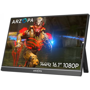 Monitor LED Arzopa Portabil Gaming Z1FC 16.1 inch FHD IPS 1 ms 144 Hz USB-C HDR Monitor LED Arzopa Portabil Gaming Z1FC 16.1 inch FHD IPS 1 ms 144 Hz USB-C HDR