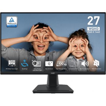 Monitor LED MSI Pro MP275Q 27 inch QHD IPS 1 ms 100 Hz HDR Monitor LED MSI Pro MP275Q 27 inch QHD IPS 1 ms 100 Hz HDR