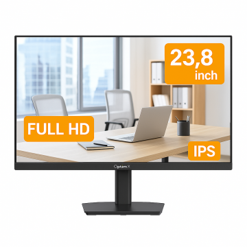 Monitor Nou Profesional Office OptimX SE40IF, 23.8 Inch Full HD IPS LED, HDMI, VGA, Boxe, 75Hz Refresh Rate Monitor Nou Profesional Office OptimX SE40IF, 23.8 Inch Full HD IPS LED, HDMI, VGA, Boxe, 75Hz Refresh Rate