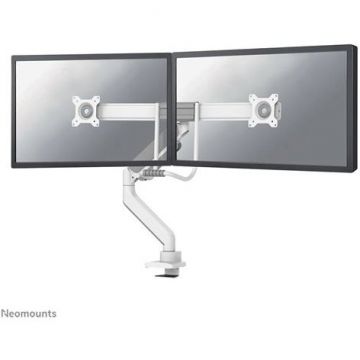 NEOMOUNTS Suport birou dublu pentru monitoare Neomounts DS75-450WH2, Diagonala 17-32, Greutate maxima 8kg per monitor, VESA 75x75~100x100, Alb NEOMOUNTS Suport birou dublu pentru monitoare Neomounts DS75-450WH2, Diagonala 17-32, Greutate maxima 8kg per monitor, VESA 75x75~100x100, Alb