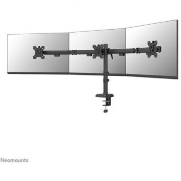 NEOMOUNTS Suport birou triplu pentru monitoare NEOMOUNTS DS60-600BL3, Pentru 3 monitoare, Diagonala 10-27, Greutate maxima 6 kg per monitor, VESA 75x75~100x100, Negru NEOMOUNTS Suport birou triplu pentru monitoare NEOMOUNTS DS60-600BL3, Pentru 3 monitoare, Diagonala 10-27, Greutate maxima 6 kg per monitor, VESA 75x75~100x100, Negru