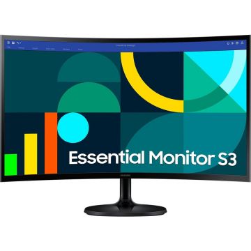 Samsung Monitor curbat SAMSUNG Essential S36GD S27D364GAU, Display 27 Full HD 1920 x 1080, LED, VA, 100Hz, Negru Samsung Monitor curbat SAMSUNG Essential S36GD S27D364GAU, Display 27 Full HD 1920 x 1080, LED, VA, 100Hz, Negru