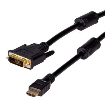 Cablu de conectare Akyga, HDMI 1.4, DVI, 1.8 m