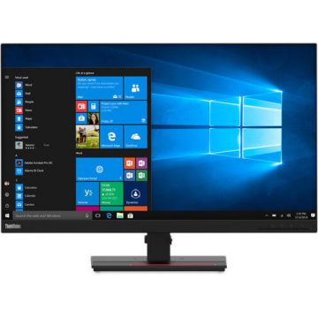 Monitor LED Lenovo ThinkVision T27q-20 27 inch 4 ms Negru 60 Hz