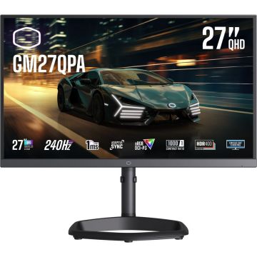 COOLER MASTER Monitor Cooler Master GM27QPA, Display 27 QHD 2.560 x 1.440, IPS, Adaptive-Sync, 240Hz, Negru COOLER MASTER Monitor Cooler Master GM27QPA, Display 27 QHD 2.560 x 1.440, IPS, Adaptive-Sync, 240Hz, Negru
