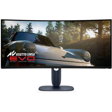 Dell Monitor Gaming QD-OLED Dell Alienware AW3425DW, 34.2 inch, WQHD 3440 x 1440, HDMI, DisplayPort, Ecran curbat, 240 Hz, 0.03 ms, Negru Dell Monitor Gaming QD-OLED Dell Alienware AW3425DW, 34.2 inch, WQHD 3440 x 1440, HDMI, DisplayPort, Ecran curbat, 240 Hz, 0.03 ms, Negru