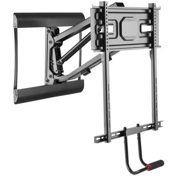 EQUIP Suport de perete reglabil Equip 650326, 43-70, 35 kg, inclinare/rotatie, negru EQUIP Suport de perete reglabil Equip 650326, 43-70, 35 kg, inclinare/rotatie, negru