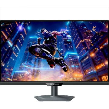 Gigabyte Monitor Gaming GIGABYTE M27UP, 27, IPS, UHD, 3840 x 2160, HDMI, Display Port, Dual mode 160 Hz / 320 Hz, Boxe, Pivot, 1ms, Negru Gigabyte Monitor Gaming GIGABYTE M27UP, 27, IPS, UHD, 3840 x 2160, HDMI, Display Port, Dual mode 160 Hz / 320 Hz, Boxe, Pivot, 1ms, Negru
