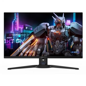 Gigabyte Monitor Gaming QD-OLED GIGABYTE AORUS 27 FO27Q5P, QHD (2560 x 1440), HDMI, DisplayPort, MiniDisplayPort, Boxe, Pivot, 500 Hz, 0.03 ms, Negru Gigabyte Monitor Gaming QD-OLED GIGABYTE AORUS 27 FO27Q5P, QHD (2560 x 1440), HDMI, DisplayPort, MiniDisplayPort, Boxe, Pivot, 500 Hz, 0.03 ms, Negru