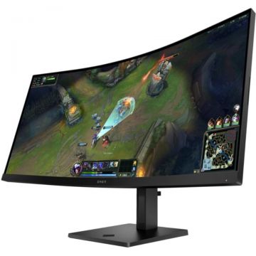 HP Monitor Gaming VA LED, HP OMEN 34c G2, 34 inch, WQHD 3440 x 1440, HDMI, DisplaypPort, Ecran curbat, Boxe, 180 Hz, 1 ms, Negru HP Monitor Gaming VA LED, HP OMEN 34c G2, 34 inch, WQHD 3440 x 1440, HDMI, DisplaypPort, Ecran curbat, Boxe, 180 Hz, 1 ms, Negru