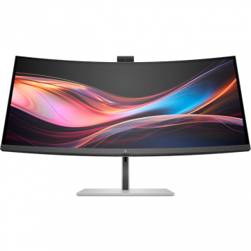 HP Monitor LED Curbat HP Series 7 Pro 734pm, Display 34 WQHD 3440x1440, IPS, 21:9, 5 ms, 120 Hz, Webcam, Negru HP Monitor LED Curbat HP Series 7 Pro 734pm, Display 34 WQHD 3440x1440, IPS, 21:9, 5 ms, 120 Hz, Webcam, Negru