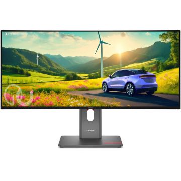 Lenovo Monitor curbat ultrawide IPS Lenovo LCD 34 , T34WD-40, 64ADGAT1EU, 34 cu rezolutie WQHD (3440 × 1440) , 120 HZ, 4 ms, Negru Lenovo Monitor curbat ultrawide IPS Lenovo LCD 34 , T34WD-40, 64ADGAT1EU, 34 cu rezolutie WQHD (3440 × 1440) , 120 HZ, 4 ms, Negru