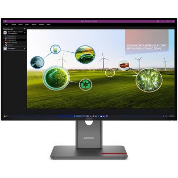 Lenovo Monitor IPS LED Lenovo ThinkVision 27 P27Q-40, WQHD 2560 x 1440, HDMI, DisplayPort, Pivot, 120 Hz, 4 ms Negru Lenovo Monitor IPS LED Lenovo ThinkVision 27 P27Q-40, WQHD 2560 x 1440, HDMI, DisplayPort, Pivot, 120 Hz, 4 ms Negru