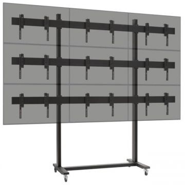 LG Solutie VideoWall cu baza mobila Vogel's 3x3, 9 x Display-uri SMART Signage LG 49VL5G - Bezel 3.5mm edge to edge LG Solutie VideoWall cu baza mobila Vogel's 3x3, 9 x Display-uri SMART Signage LG 49VL5G - Bezel 3.5mm edge to edge