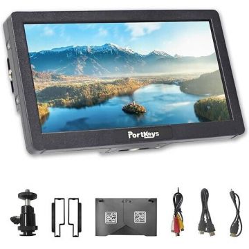 Portkeys Monitor Portkeys HD7H, 7, Touchscreen, 1000nits, 10W, monitor HDMI 4K pentru camera, cu sticla anti-reflexie si parasolar, pentru camere DSLR si mirrorless Portkeys Monitor Portkeys HD7H, 7, Touchscreen, 1000nits, 10W, monitor HDMI 4K pentru camera, cu sticla anti-reflexie si parasolar, pentru camere DSLR si mirrorless